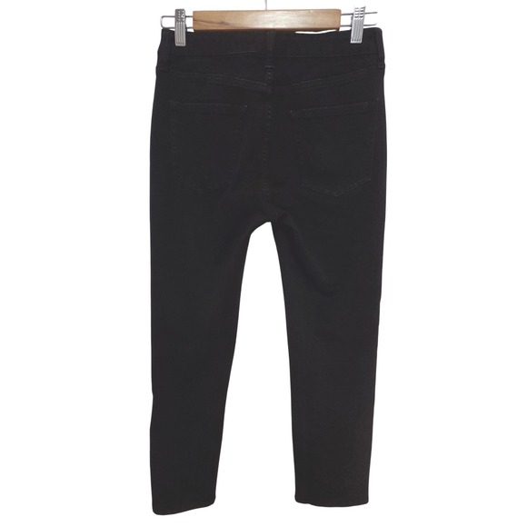 Quince Organic Cotton Mid Rise Slim Straight Jeans Black 27 KDW01 FA24 - Picture 4 of 8